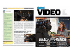 an animated image of a copy of Digital Video Magazine